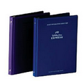 Hospitality Vinyl 3 Ring Binder w/ 1/2" Capacity (11"x7 1/2")